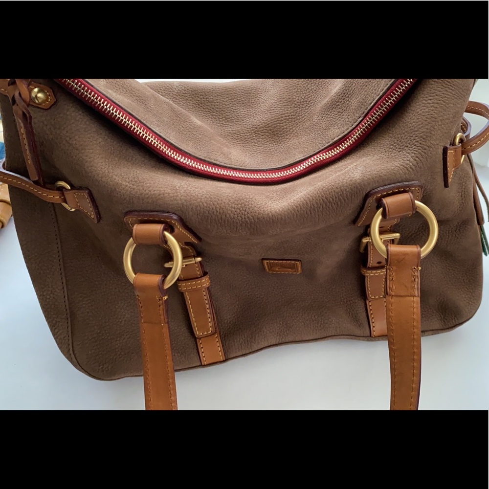 Brand New Limited Dooney and Bourke Suede Handbag - Picture 5 of 9